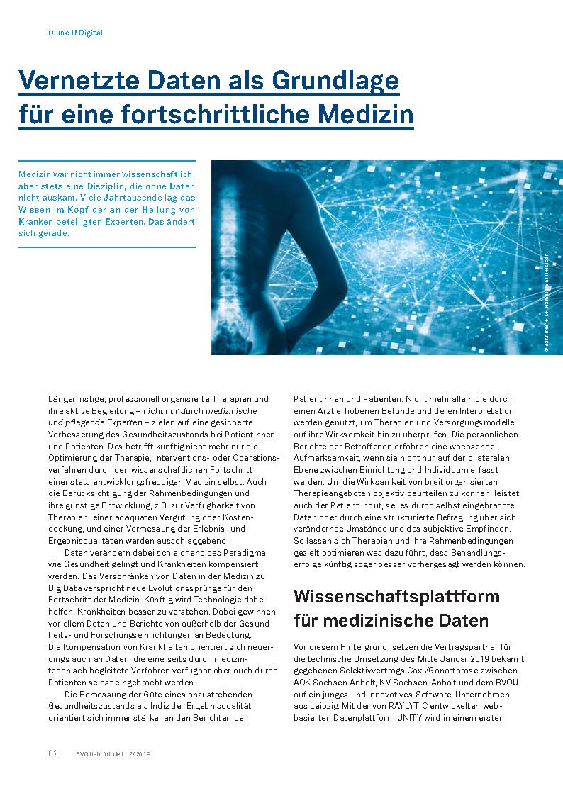 Vernetzte Daten als Grundlage für eine fortschrittliche Medizin